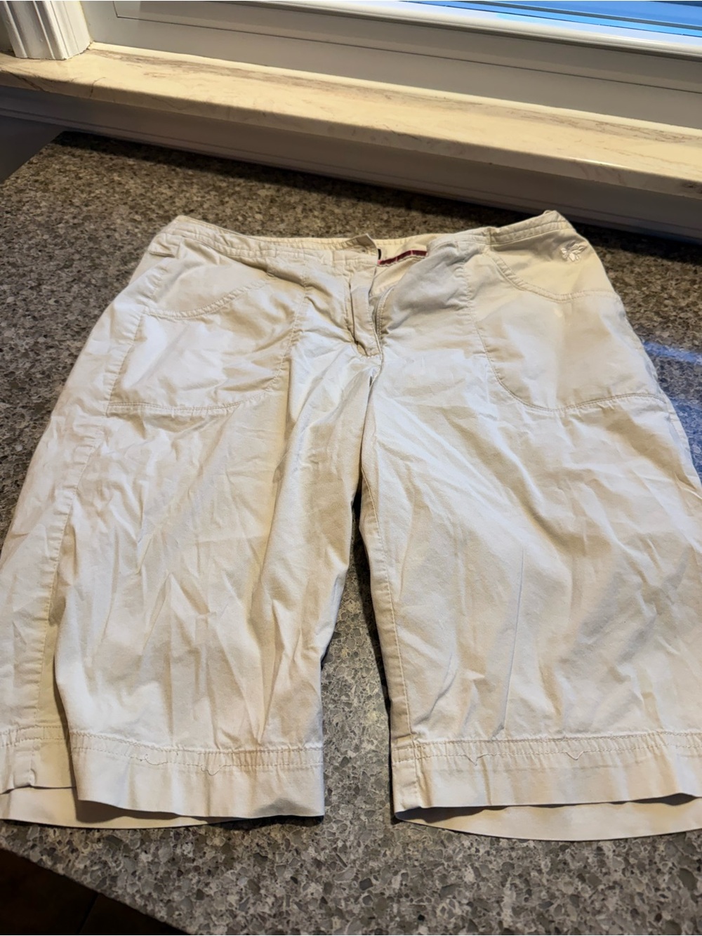 Tommy Bahama Light Cream Knee-Length Bermuda Shorts